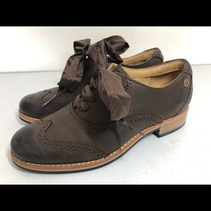 Sebago Claremont Brogues Brown Lace Shoes